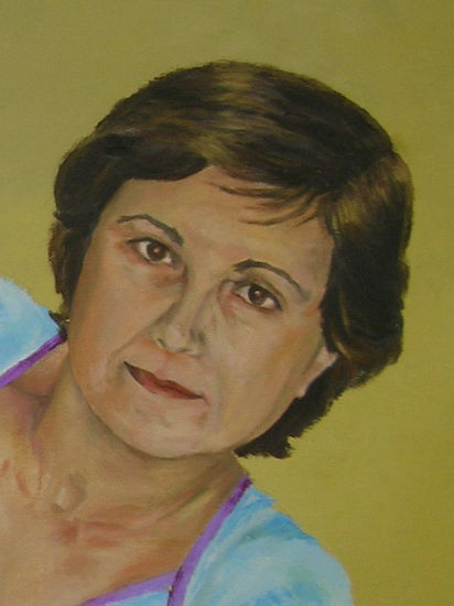 cecilia Oil Canvas Portrait