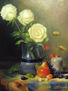 bodegon con rosas amarillas