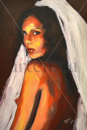 La boda Oil Card Nude Paintings