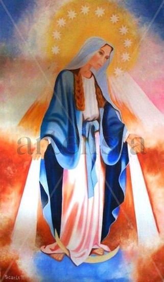 La Virgen Inmaculada Concepcion Oil Canvas Others