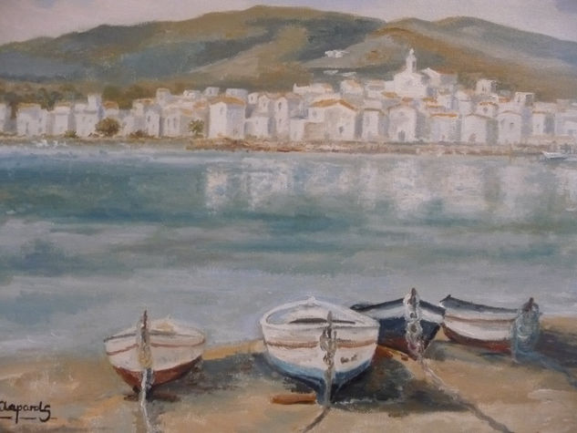 Cadaqués Oil Canvas Marine Painting