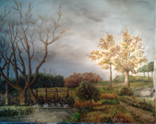 REGADIO CAUDALOSO Oil Canvas Landscaping