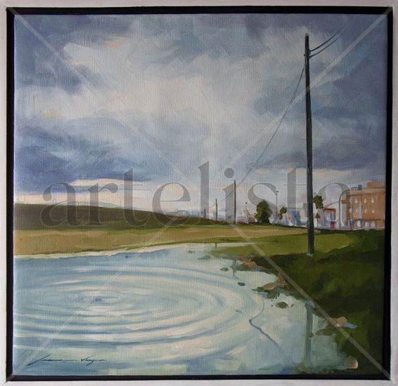 Avenida Juan Carlos I Oil Canvas Landscaping