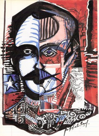 Jose Marti Mixed Media