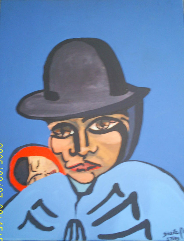 coya con hijito