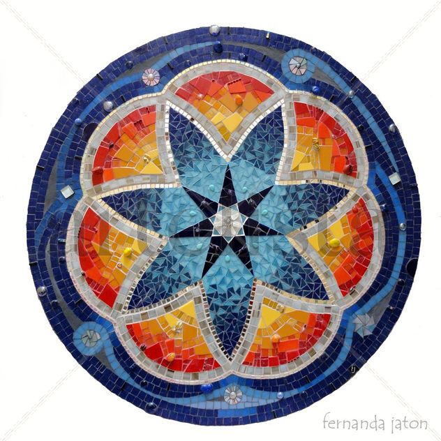 MOSAIQUISMO MANDALA EN MOSAICO