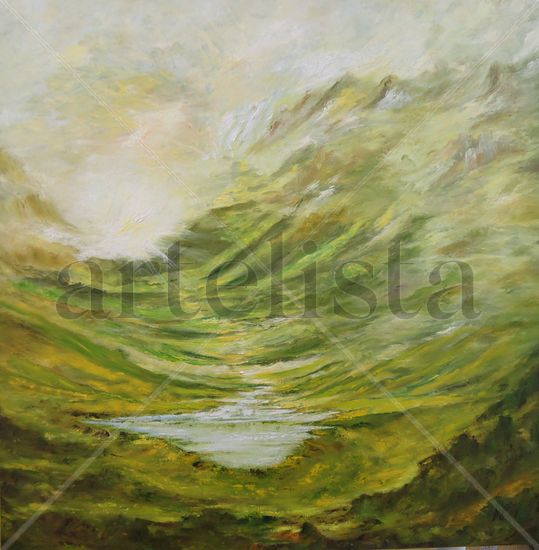 Aquel lugar. Oil Canvas Landscaping