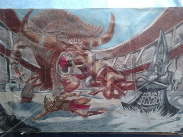 el minotauro en el coliceo