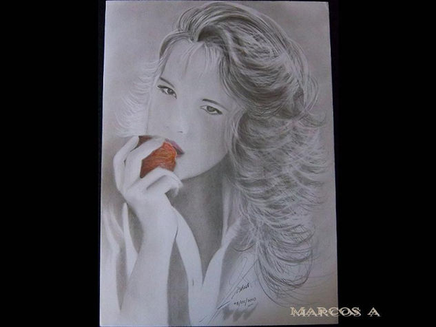 LUISANA LOPILATO ( ACTRIZ ARGENTINA ) Charcoal