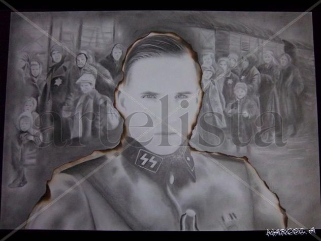 RETRATO A LAPIZ DE LA PELICULA LA LISTA DE SHINDLER ( SEGUNDA LAMINA )