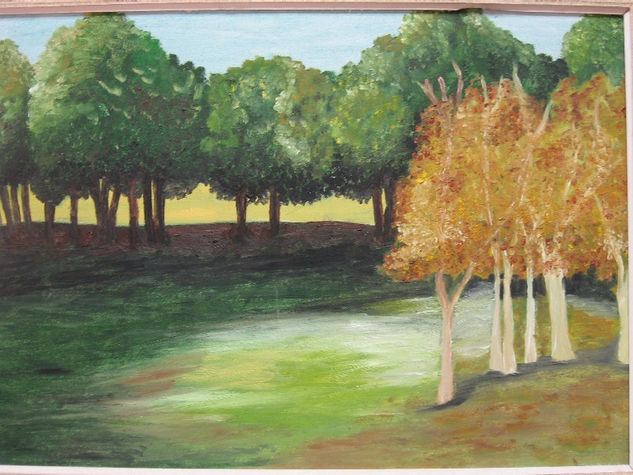 Arboles Oil Canvas Landscaping