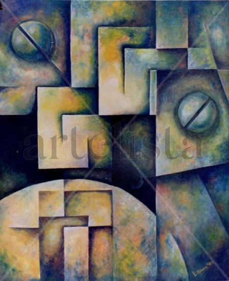 "Fusión Ancestral" Oil Canvas Others