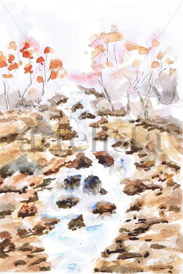 Rios de Montaña 4 Watercolour Paper Landscaping