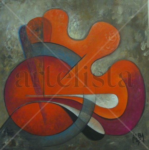 Geo sonido II Oil Canvas Others