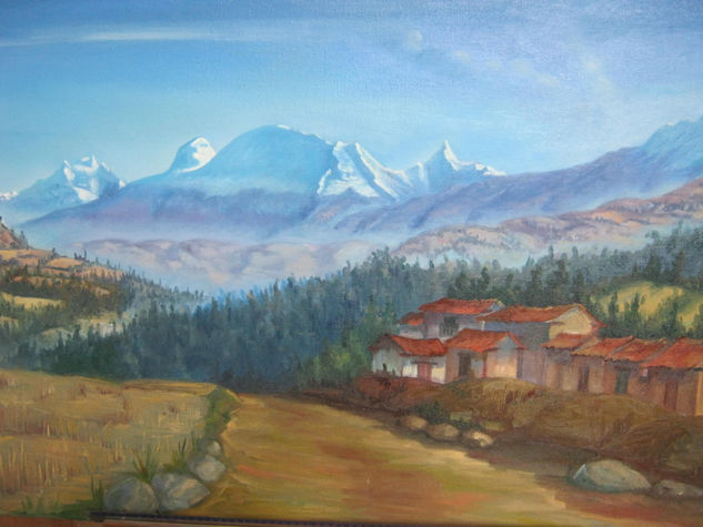 Huarcarán Oil Canvas Landscaping