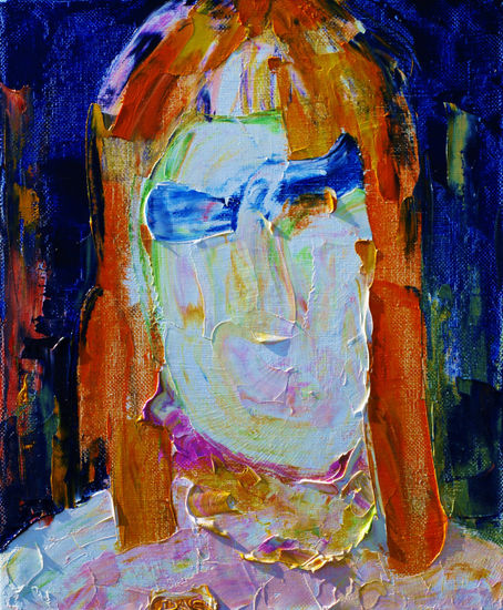 La persona en las gafas de sol (el Autorretrato) Óleo Lienzo Retrato