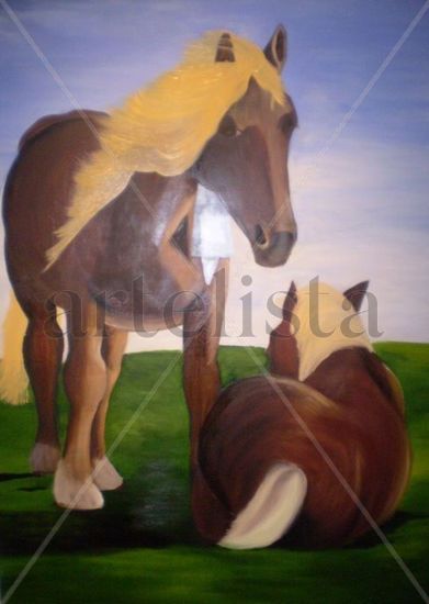 Madrina Oil Canvas Animals