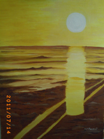 atardecer Oil Canvas Landscaping