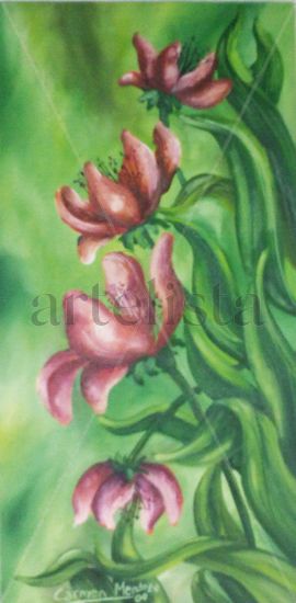 Flores Oil Canvas Floral Painting