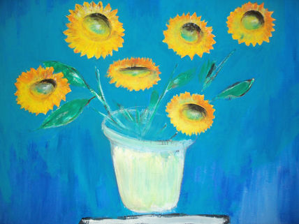 Jarron girasoles