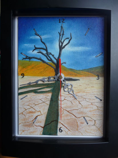 Reloj Oil Canvas Landscaping