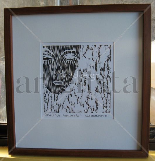 Melancolia Woodcut