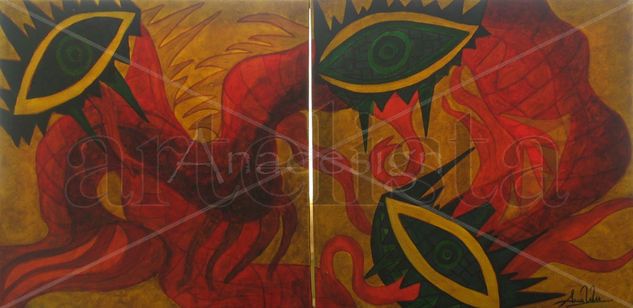 Ojos Misticos Acrylic Canvas Others