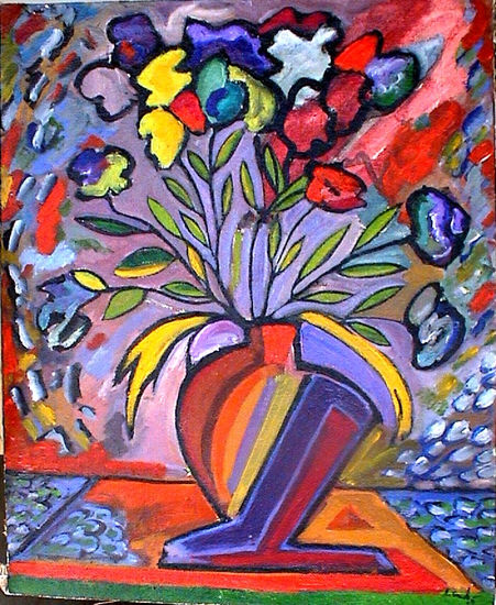 FLORES MODERNAS Oil Canvas Landscaping