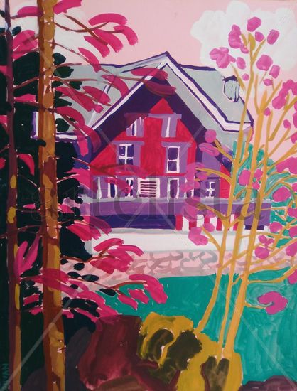 Tschudiviesse a la japonesa Acrylic Paper Landscaping