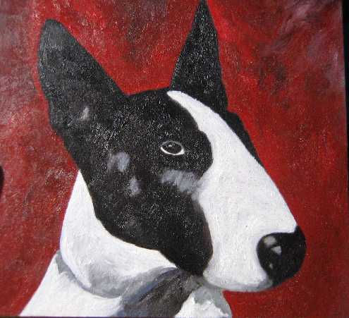 retrato de mascota Oil Canvas Animals