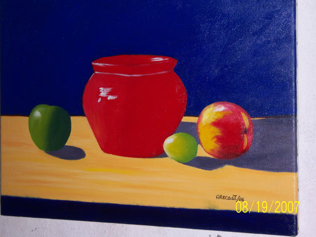 Mi Primer Bodegon Oil Canvas Still Life Paintings