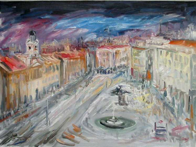 Puerta del Sol Oil Canvas Landscaping