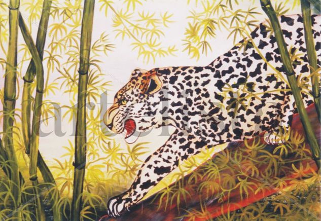 LEOPARDO Oil Canvas Animals