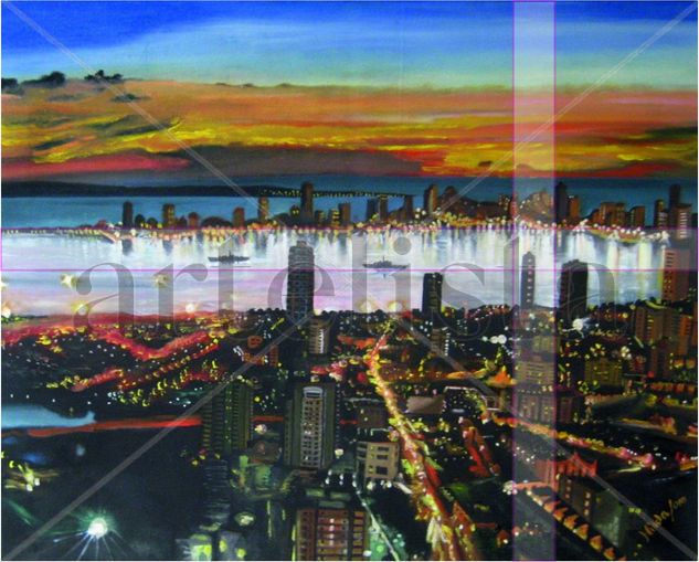 CARTAGENA. Oil Canvas Landscaping