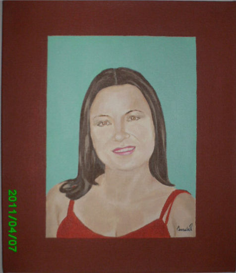 Retrato Acrylic Canvas Portrait