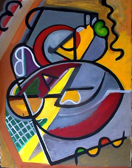 ABSTRACTO EN CUBOS Oil Canvas Landscaping