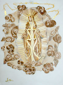 Pectoral virgen /...