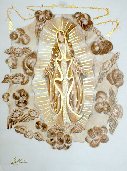 Pectoral virgen /...