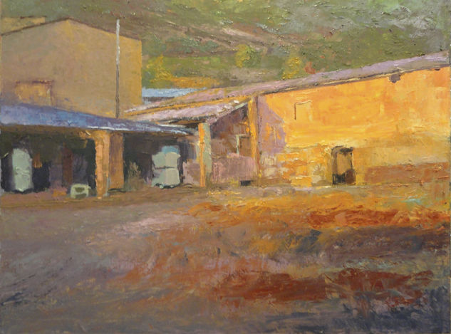 Bóvila a Cardona- 81X65 cm. Óleo Lienzo Paisaje