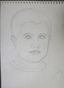 Retrato acuarela...