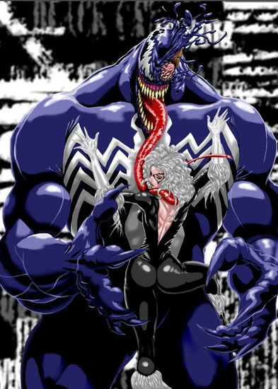 Venom y Gata negra. 