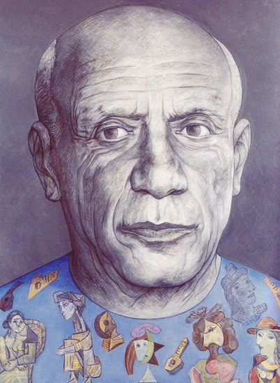 Pablo Picasso Oil Canvas Portrait