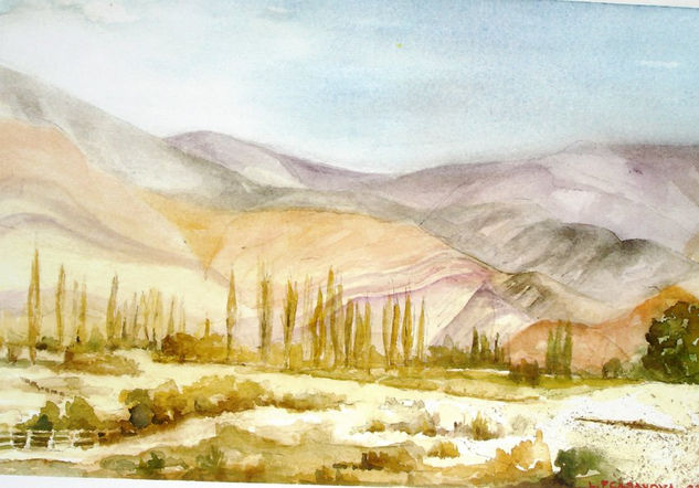 PAISAJE PATAGONICO 0106 Watercolour Paper Landscaping