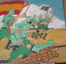 Legión extranjera (inicios 1.925)50x60 cm. óleo sobre madera de Crespo