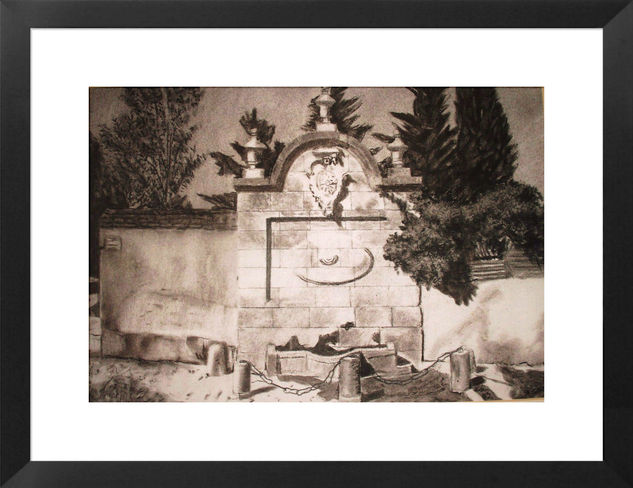 Fuente de los Caños (Villaviciosa de Odon) Graphite Card Landscaping