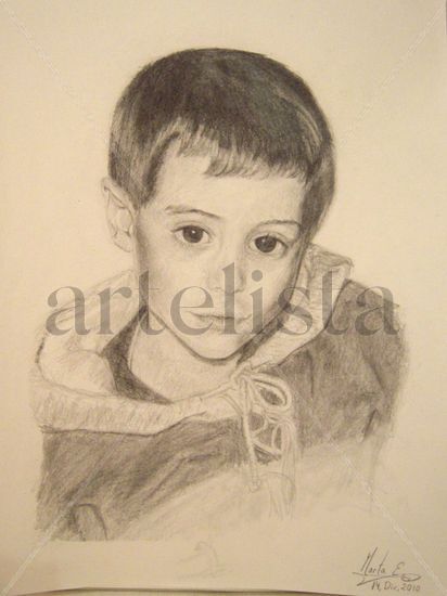 Retrato de un niño. Pencil