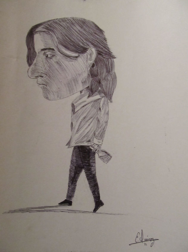 autorretrato caricatura