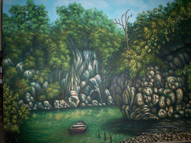 La Laguna Oil Canvas Landscaping