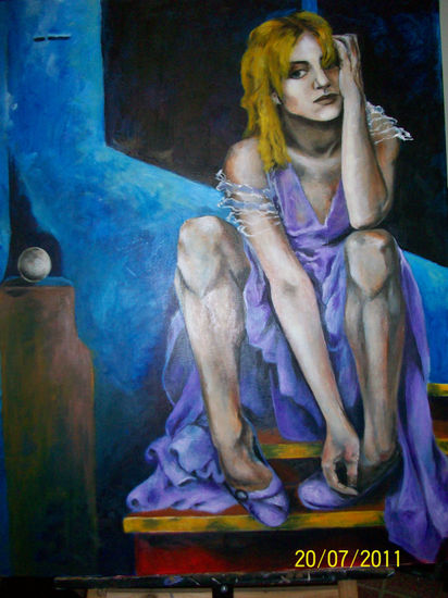 s titulo Oil Canvas Figure Painting