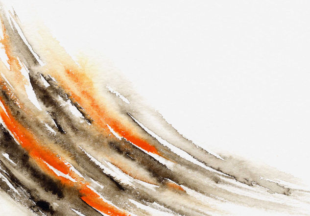 Entropic wave Watercolour Paper Others